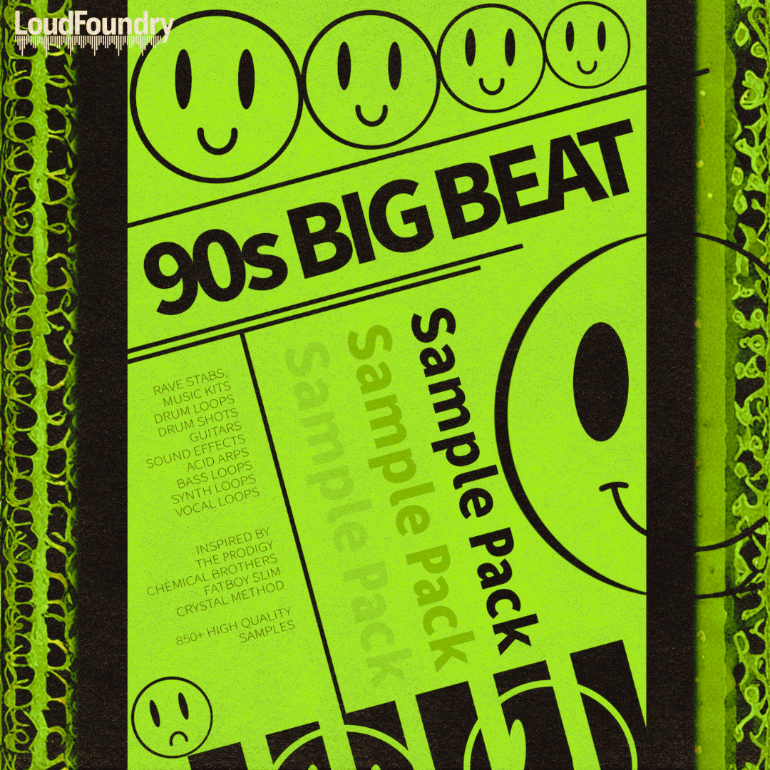 90s Big Beat Electro-Punk Sample Pack